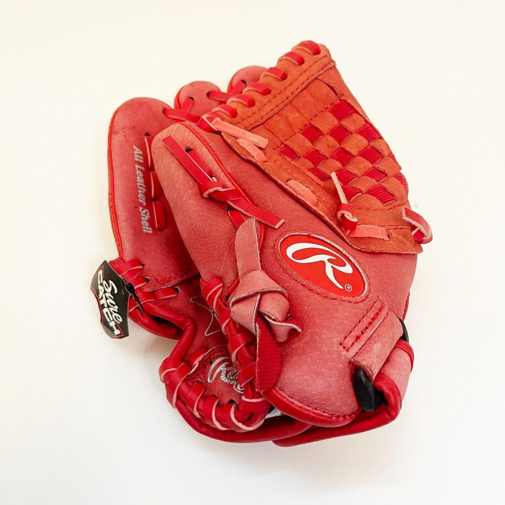 Rawlings Sure Catch H105S 10.5" Youth Baseball Glove Right Hand Throw Red